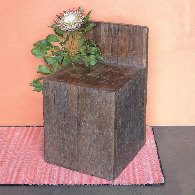 Milo Solid Reclaimed Wood Chair By HomArt