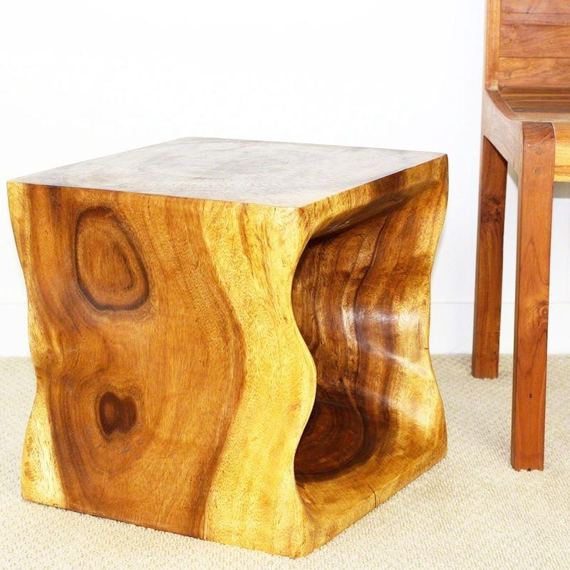 Haussmann Natural Cube 16" H - Oak