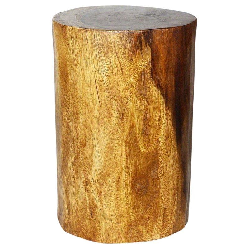 Haussmann Stump Stool 11" Dia - Walnut