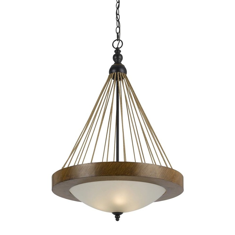 Cal Lighting FX-3563/1P 3 Light Monticello Pendant Fixture