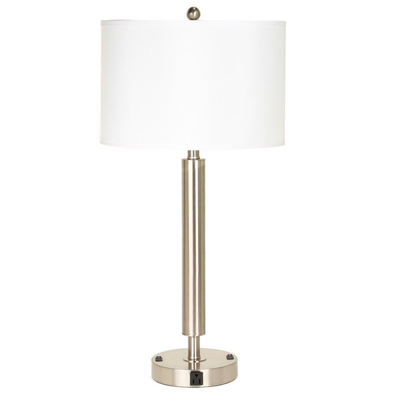 Cal Lighting LA-2004NS-2RBS 60W X 2 2 Rocker Sw 1 Outlet