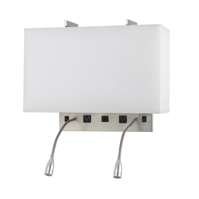 Cal Lighting LA-8029W2L-1-BS 60W X 2 Wall Lamp