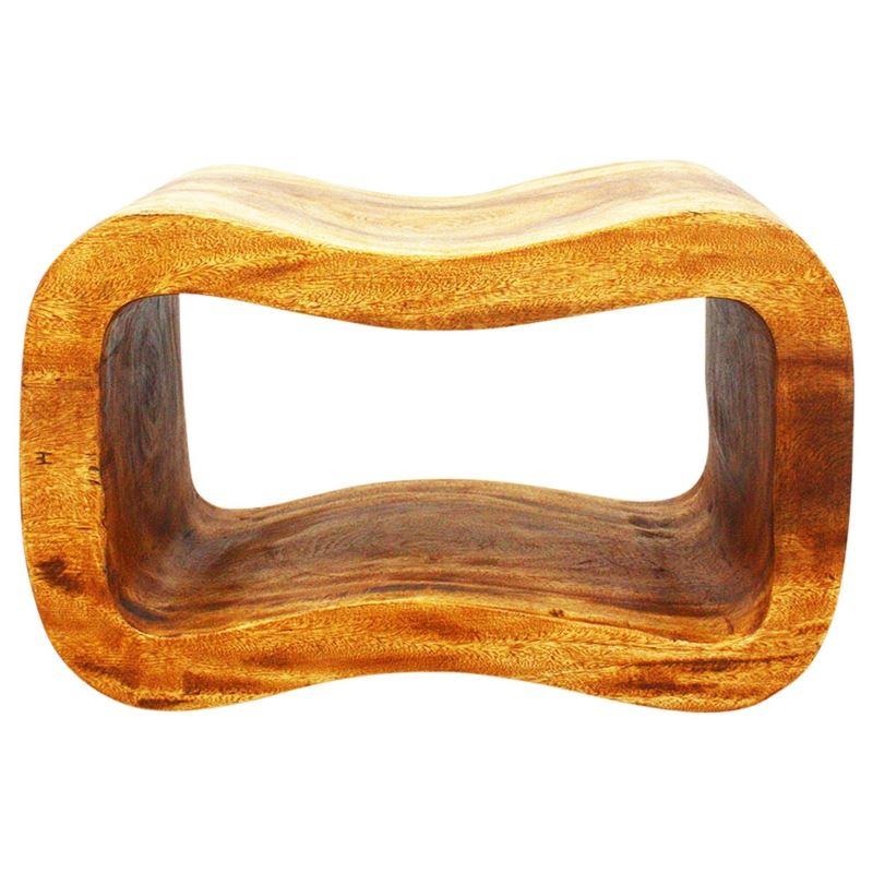 Haussmann Wave Bench 24" - Oak