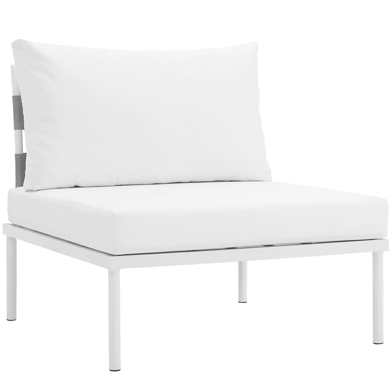 Modway Harmony Armless Outdoor Patio Aluminum Chair - EEI-2600