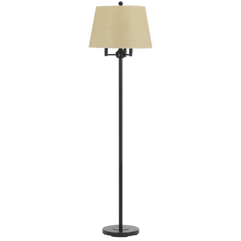 Cal Lighting BO-2077-6WY-DB 150W 3Way 40Wx3 Andros Floor Lamp