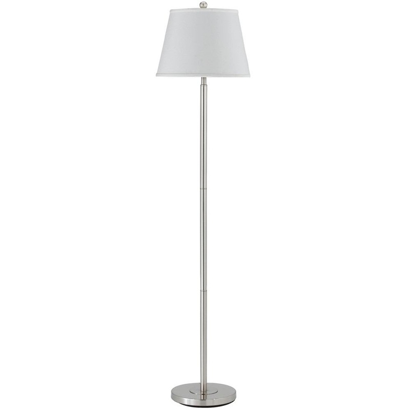 Cal Lighting BO-2077FL-BS 150W 3Way Andros Metal Floor Lamp