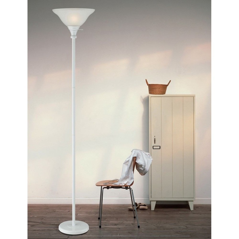 Cal Lighting BO-213-WH 150W 3 Way Torchiere