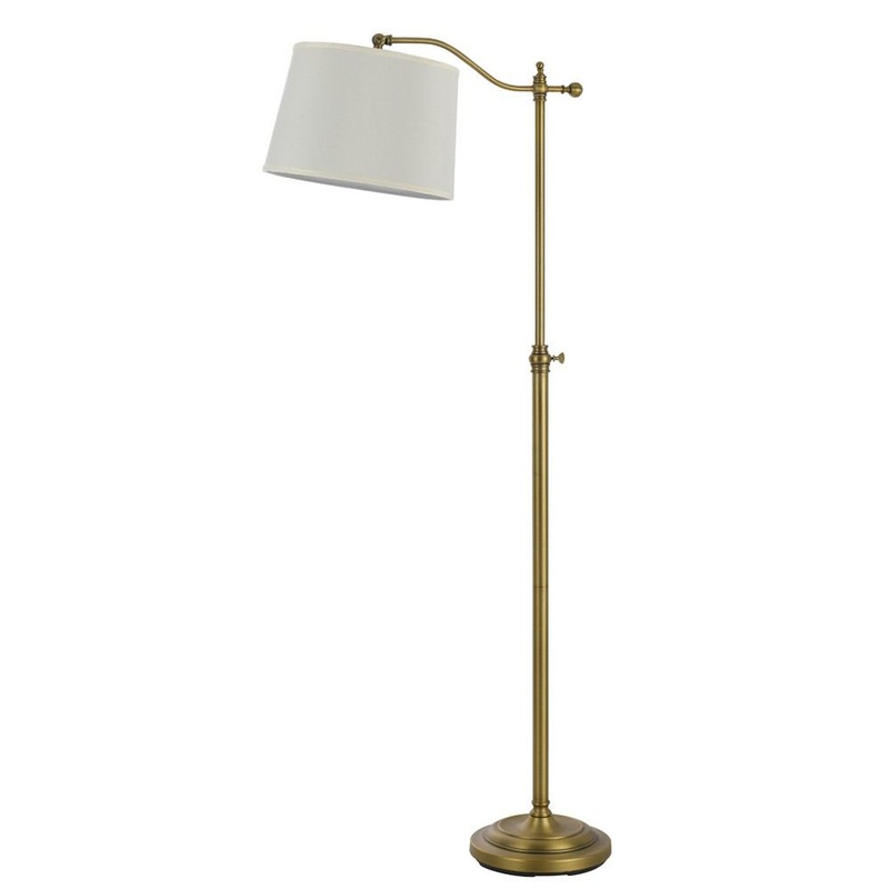 Cal Lighting BO-2205FL-AB 100W Wilmington Down Brige Floor Lamp