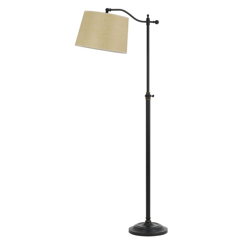 Cal Lighting BO-2205FL-DB 100W Wilmington Down Bridge Floor Lamp