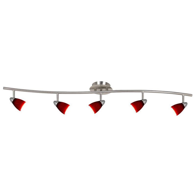 Cal Lighting SL-954-5-BSBRED 5 Light Orbit Light 120V Fixture Body Only