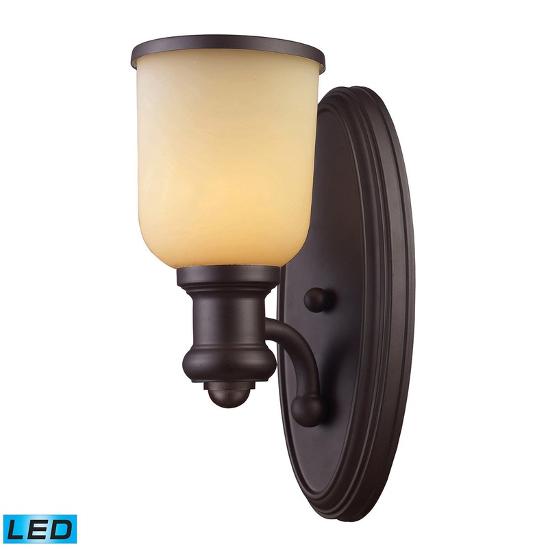 ELK Lighting Brooksdale 1 Light Sconce In Oiled Bronze - 66170-1