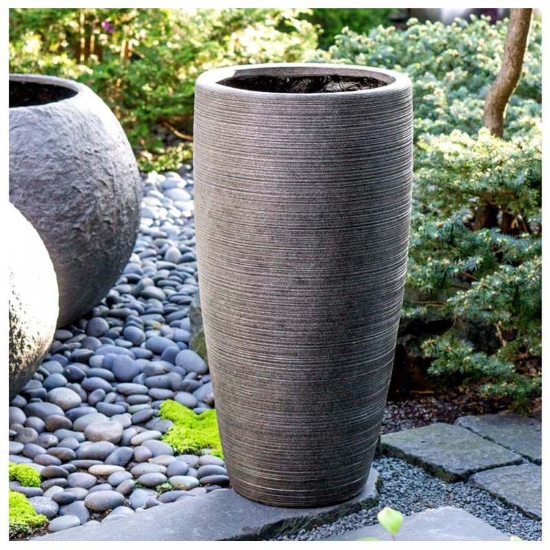 Gold Leaf Design Group Ishi Flared Planter