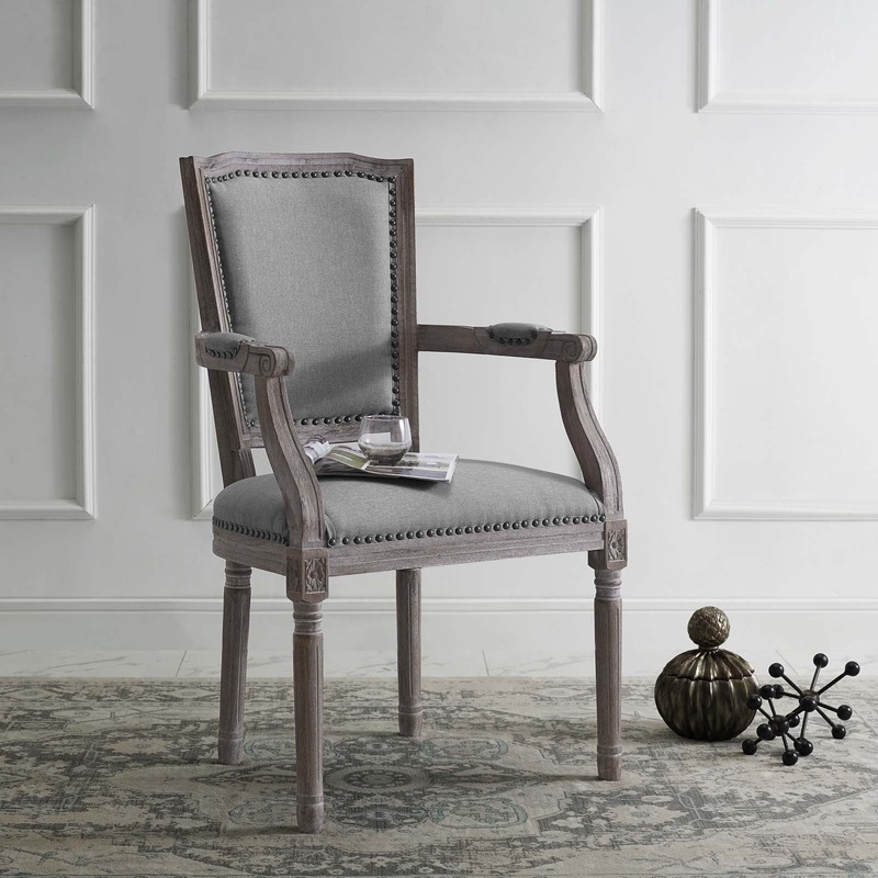 Modway Penchant Vintage French Fabric Dining Armchair - EEI-2606