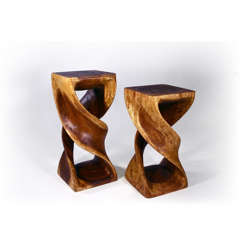 Strata Furniture Double Twist End Table 12" x 26"