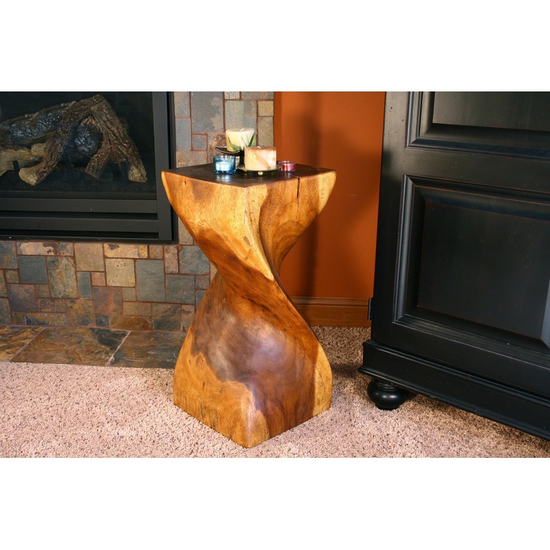 Strata Furniture Single Twist End Table
