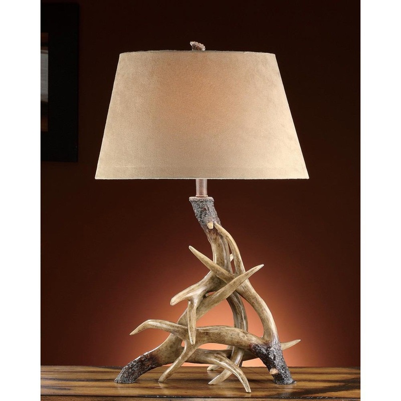 Crestview Collection Deer Shed Table Lamp - Set of 2