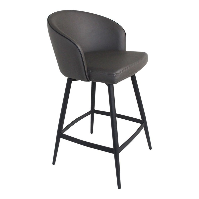 Webber Counter Stool Charcoal By Moe's Home Collection