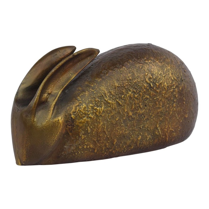 Brass Bunny Sculpture By Moe's Home Collection