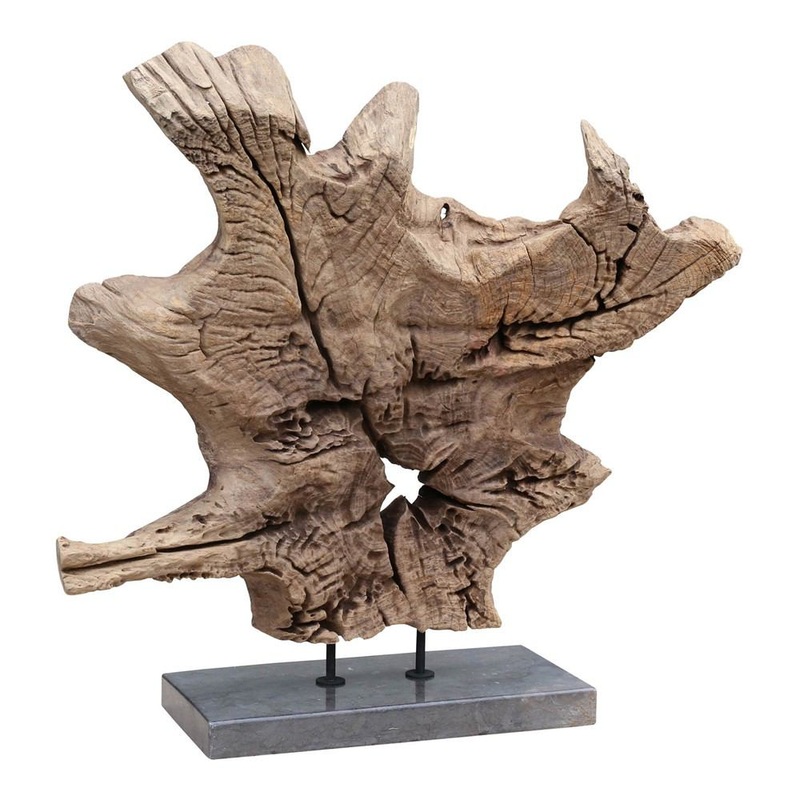 Dax Teak Sculpture By Moe's Home Collection