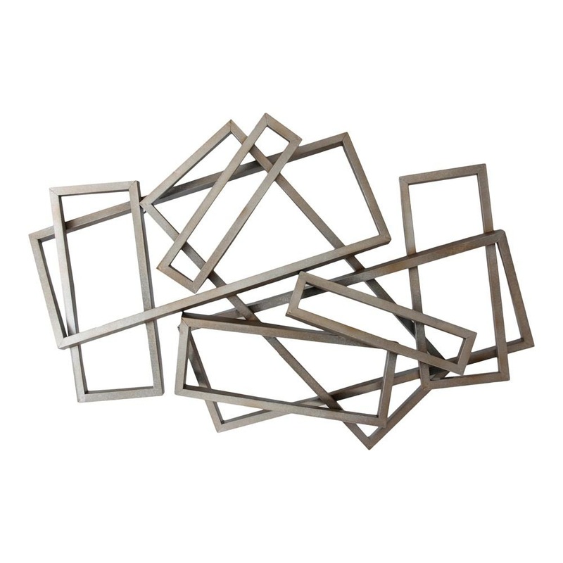 Metal Rectangles Wall Decor By Moe's Home Collection