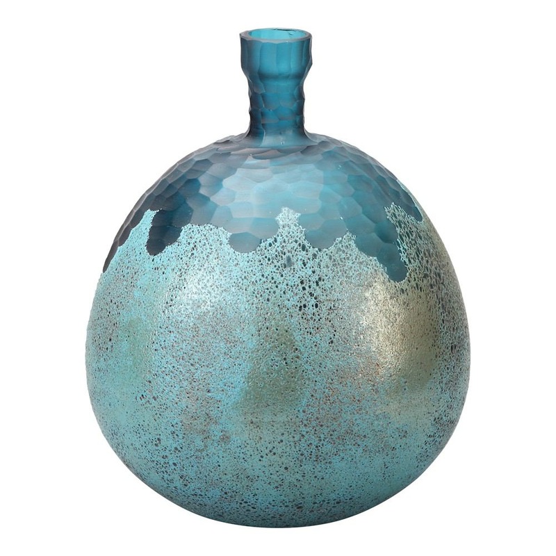 Nix Vase Blue By Moe's Home Collection