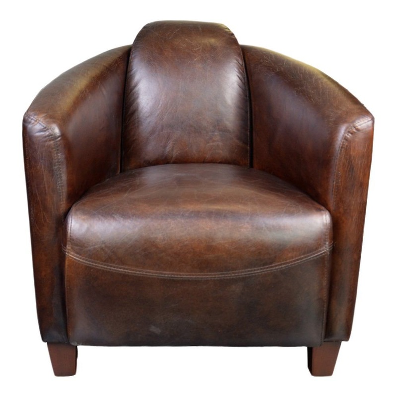 Salzburg Club Chair - Brown By Moe's Home Collection