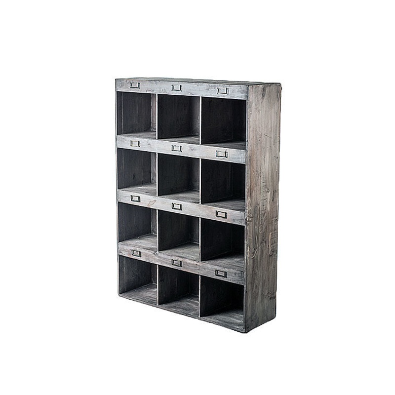 X-Large Rustic Recycled Pine Display Shelf