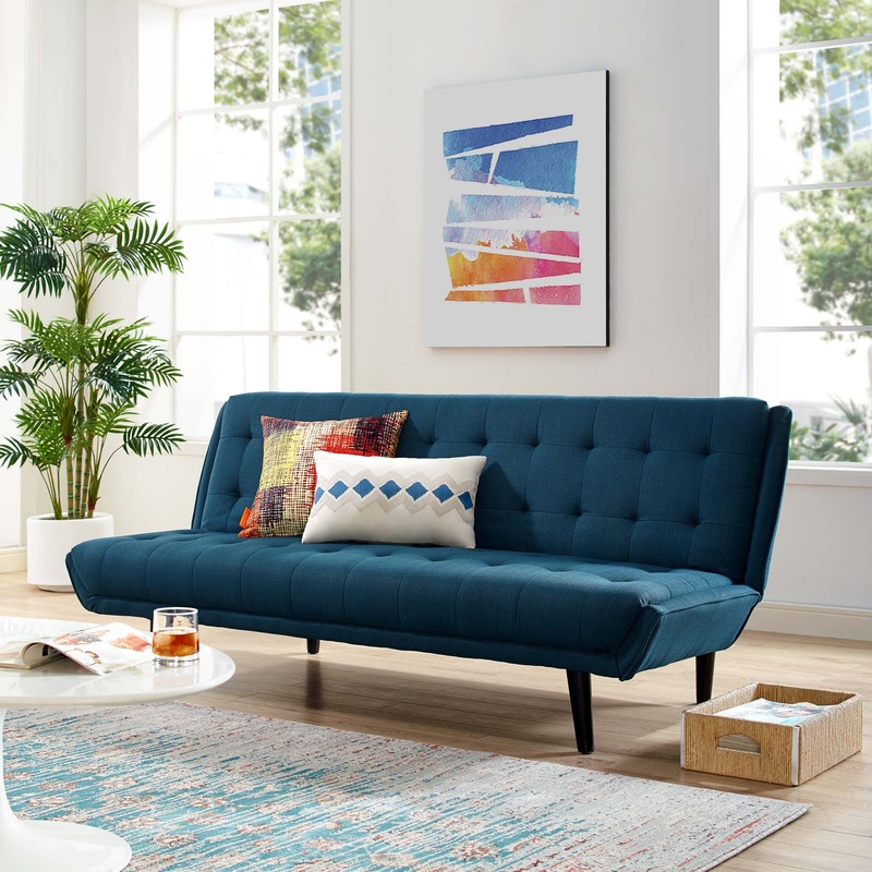 Modway Glance Tufted Convertible Fabric Sofa Bed - EEI-3093