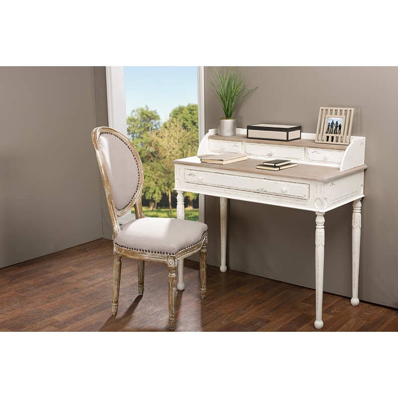 Baxton Studio Anjou Traditional French Accent Writing Desk