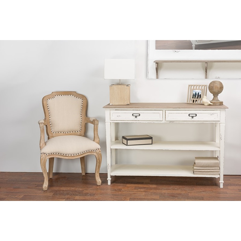 Baxton Studio Dauphine Traditional French Accent Console Table