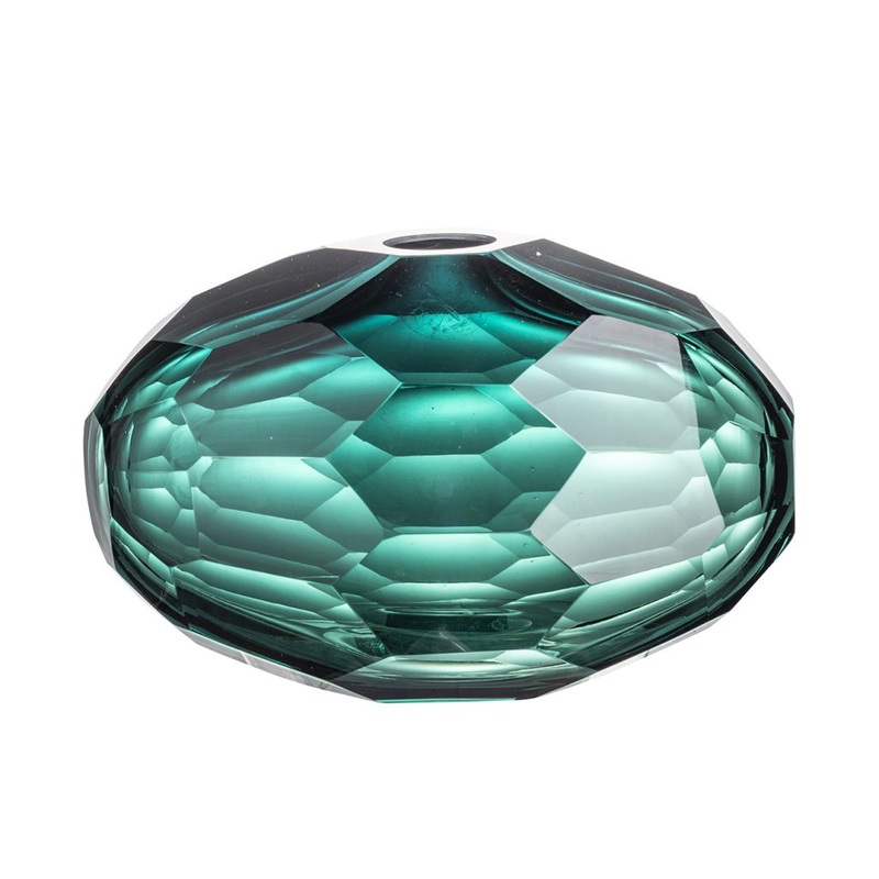A&B Home Green Diamond Vase
