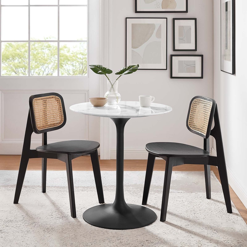 Modway Lippa 28" Round Artificial Marble Dining Table - EEI-3515
