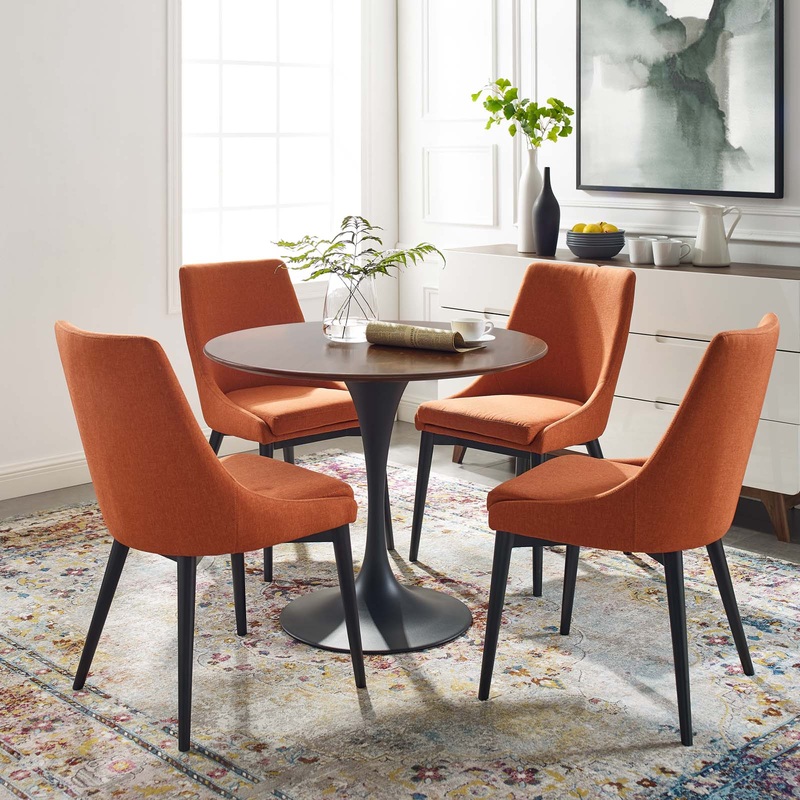 Modway Lippa 36" Round Walnut Dining Table - EEI-3519
