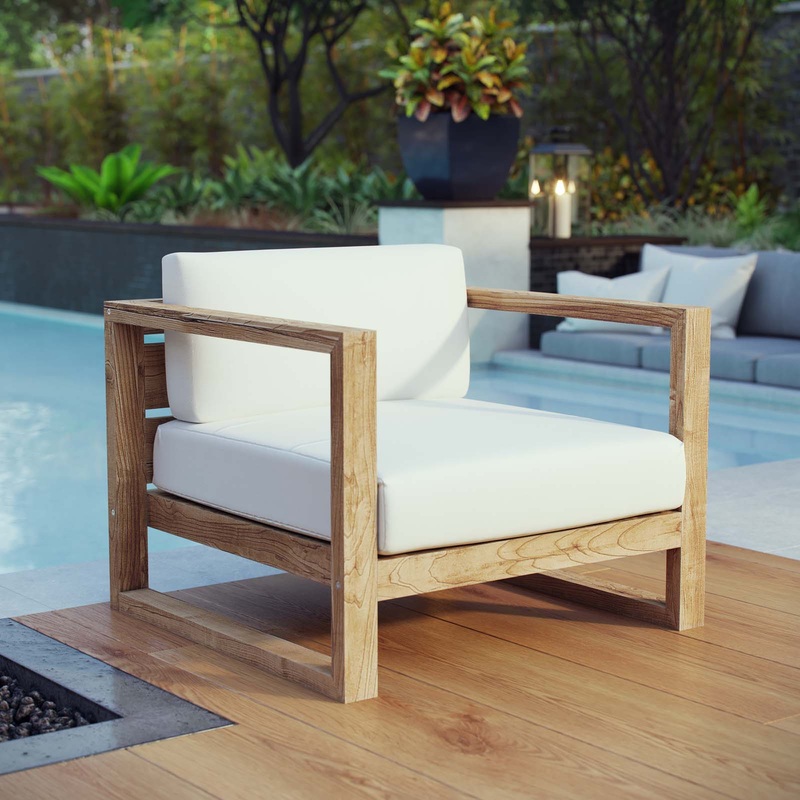 Modway Upland Outdoor Patio Teak Armchair - EEI-2706