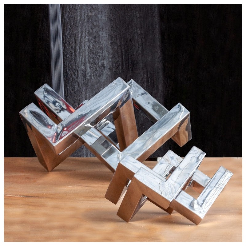 Gold Leaf Design Group Puzzle Sculpture