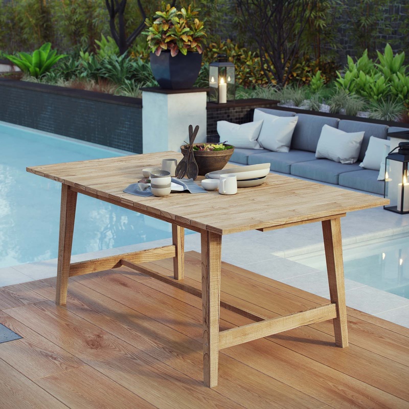 Modway Dorset Outdoor Patio Teak Dining Table - EEI-2712