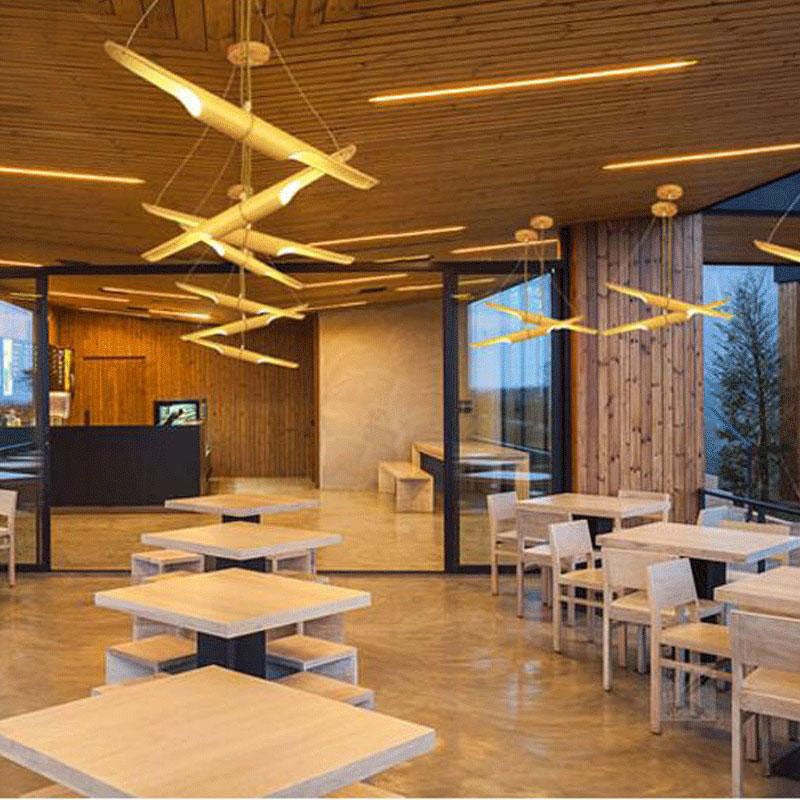 Bamboo Coltrane Oblique Pendant Light By Artisan Living