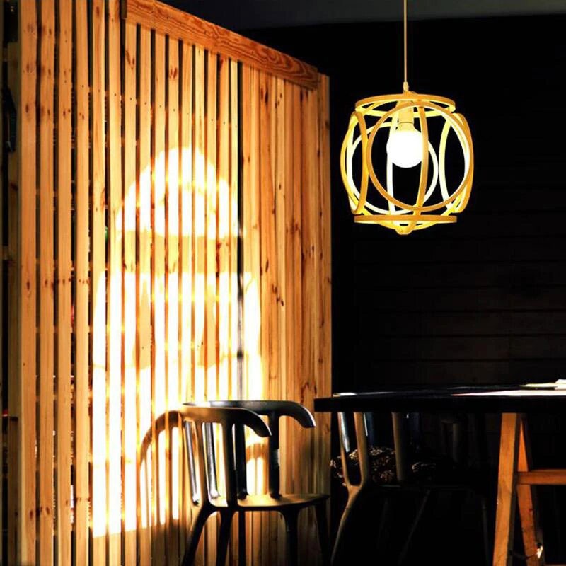 Bamboo Globe Shade Pendant Light By Artisan Living