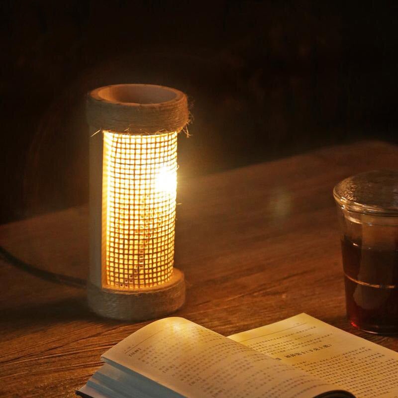 Bamboo Wicker Rattan Tube Shade Table Lamp By Artisan Living