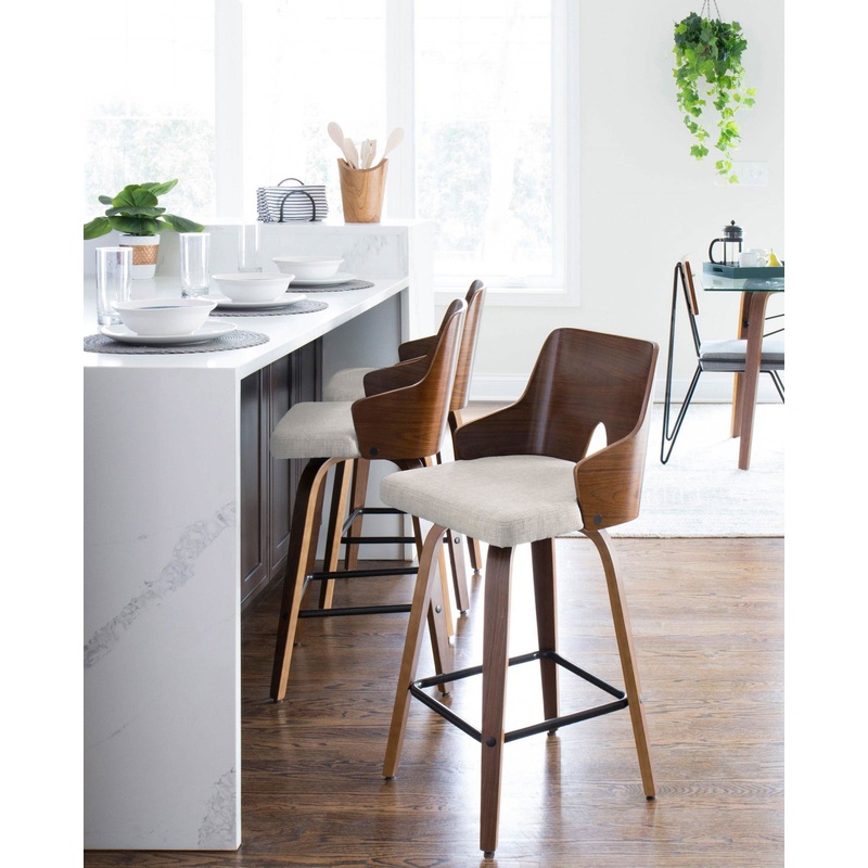 LumiSource Ariana Counter Stool - Set of 2