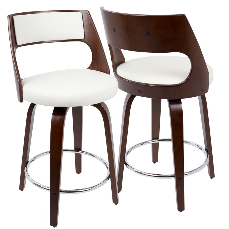 LumiSource Cecina 24'' Counter Stool - Set of 2