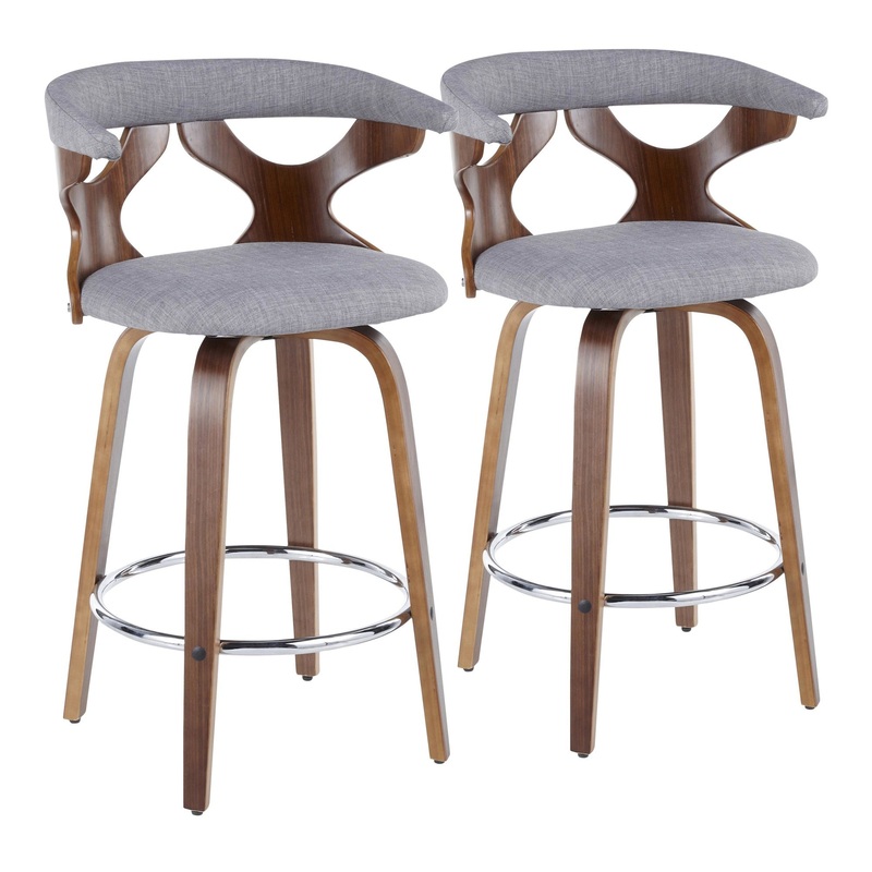 LumiSource Gardenia Counter Stool - Set of 2