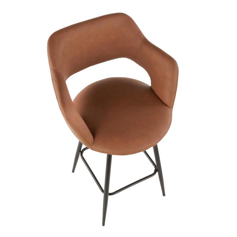 LumiSource Margarite Counter Stool - Set of 2