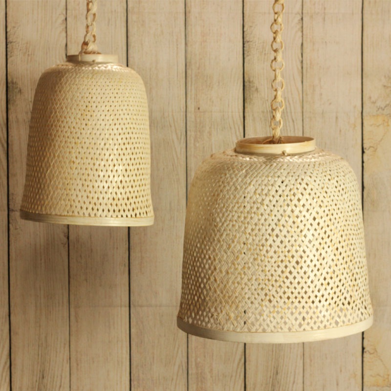Bambino Hanging Lamp (White Washed) By Artisan Living