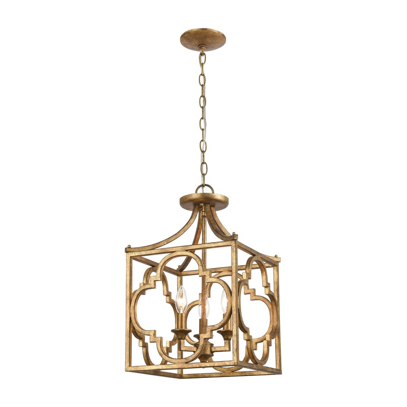 Wembley Chandelier in Antique Gold by ELK Lighting
