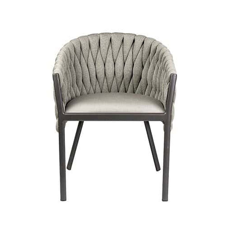 (LS) Mason Outdoor Fabric Aluminum Chair by Jeffan