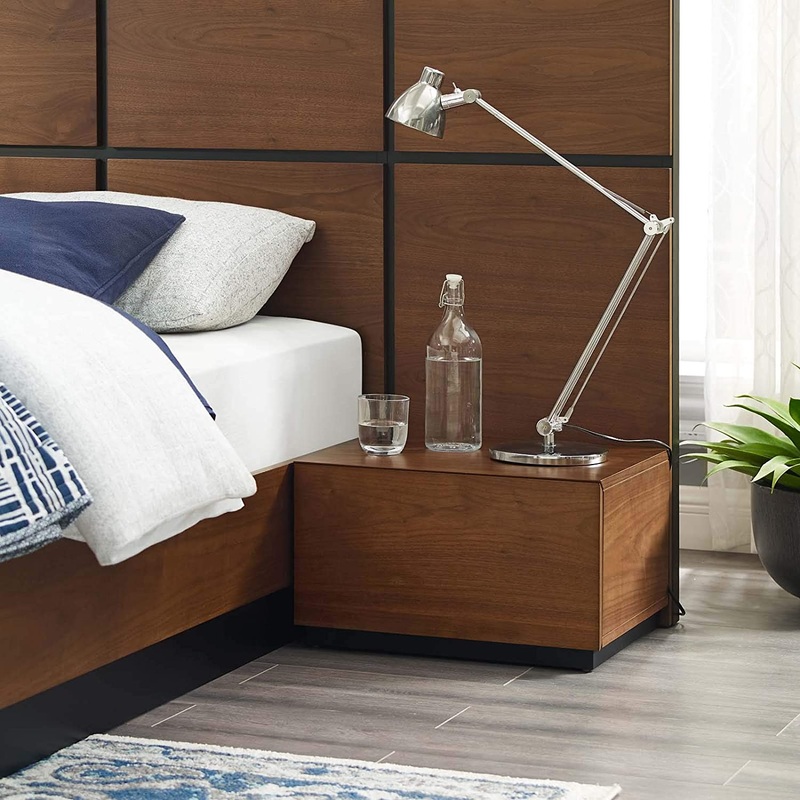 Modway Caima Nightstand in Walnut - MOD-6188