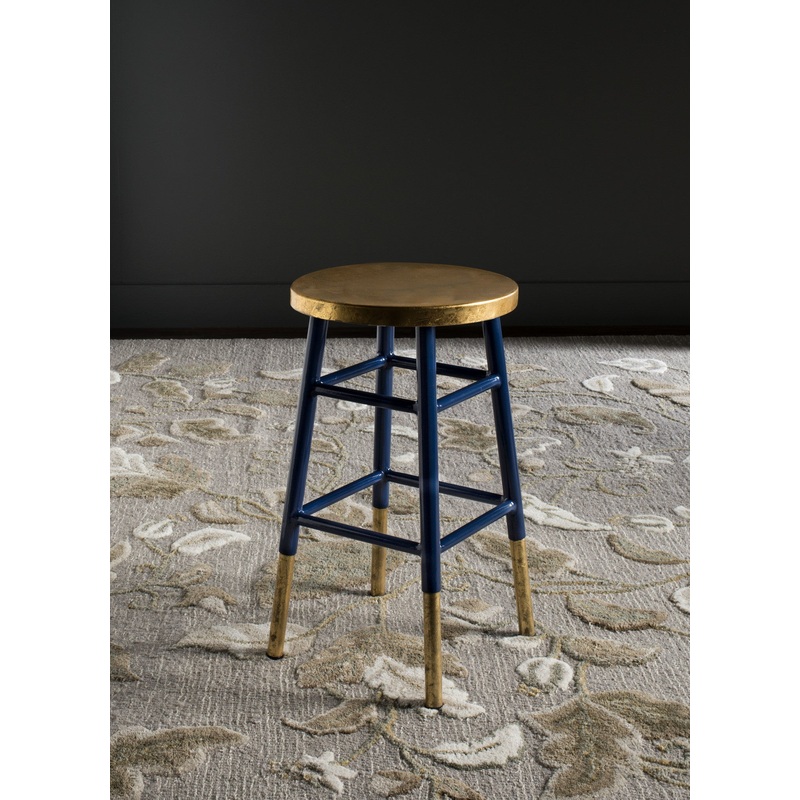 Safavieh Emery Dipped Gold Leaf Counter Stool