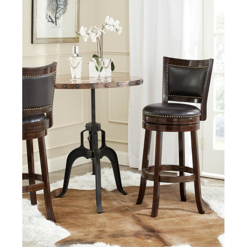 Safavieh Lazzaro Swivel Barstool