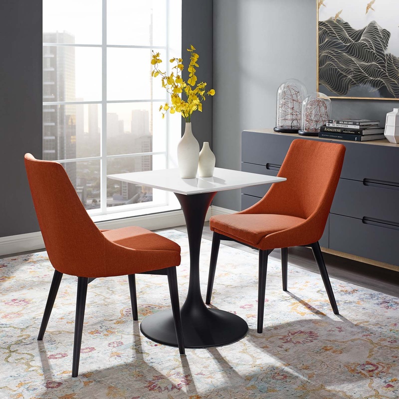 Modway Lippa 24" Square Wood Top Dining Table-EEI-3512 - EEI-3512